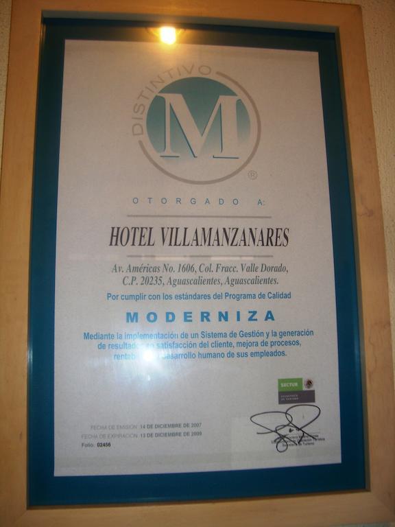 Hotel Villa Manzanares Aguascalientes Ngoại thất bức ảnh